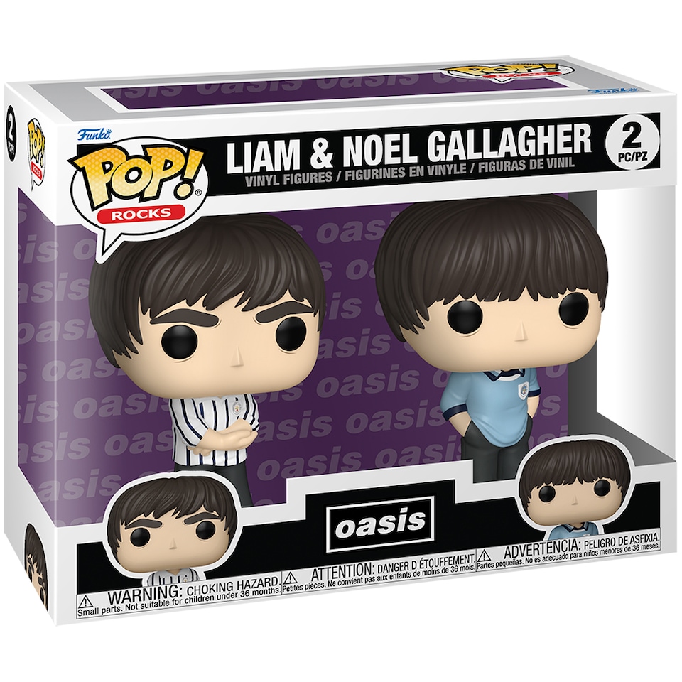image 1 of Funko POP Rocks Oasis Liam & Noel Gallagher Vinyl Figures