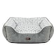image 2 of Skylos Pet Dog Cat Calming Bed Mat Comfy Puppy Fluffy Cushion Plush Washable Grey | Grey | Medium
