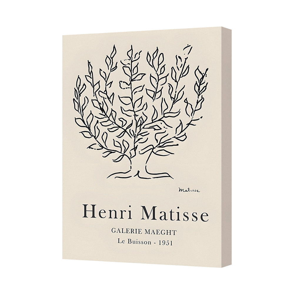 Henri Matisse Tree Of Life Canvas Art Print Galerie Maeght Le Buisson 1951