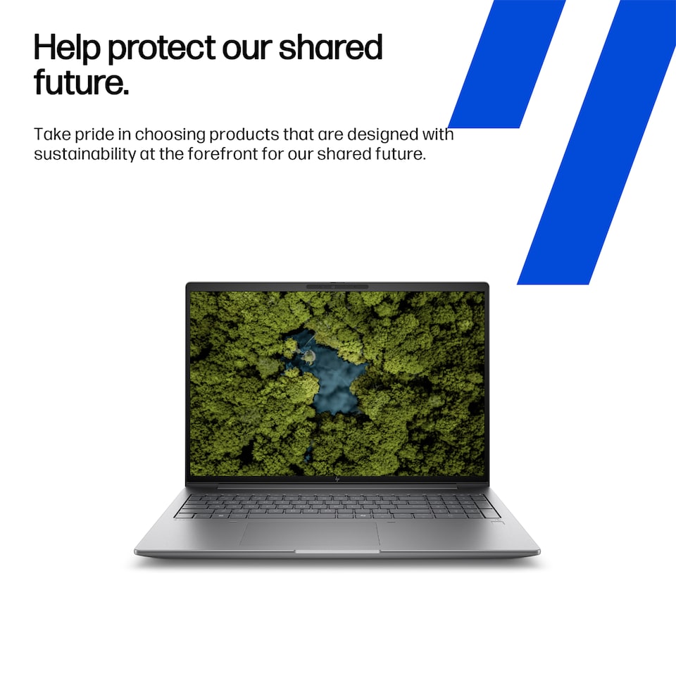 image 1 of HP ZBook X G1i B72Y7ET Data Science Mobile Workstation Intel Core Ultra 7 265H 32GB RAM 1TB SSD 16-Inch WUXGA Windows 11 Pro Laptop - Meteor silver