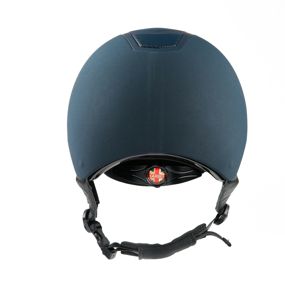 image 1 of Karben Unisex Adult Elena Fixed Peak Riding Hat - Navy - 53cm - 55cm Blue | 53cm - 55cm