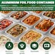 image 7 of ECONX No.1 Aluminium Foil Food Container With Lids Takeaway Food Storage Boxes Pack of 200