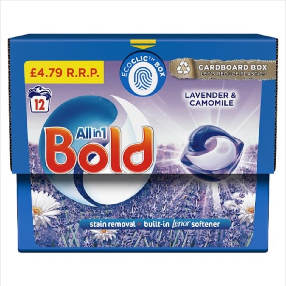 Bold All-in-1 PODS® Washing Capsules x 12 - Case of 4