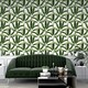 image 3 of Musa Wallpaper in Green Multi