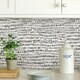 image 7 of NuWallpaper NU2678 Kylver Peel & Stick Wallpaper, White & Black Multi