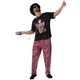 image 4 of Mens Fancy Dress Costume - Jogger I Love 80s | Multi | colourful | S | 1