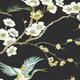 image 4 of Transform Peel & Stick Oriental Heron Floral Black Self-Adhesive Wallpaper Black | White