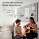 image 7 of Levede Felt Notice Board 12PCS Wall Tiles Pin Board Self Adhesive Grey 30x30cm