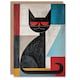 image 1 of Cubist Colourful Pop Man Woman Girl Boy Cat Birthday Card