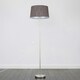 image 2 of ValueLights Charlie White Stem Table Lamp White Taper Shade & Bulb 