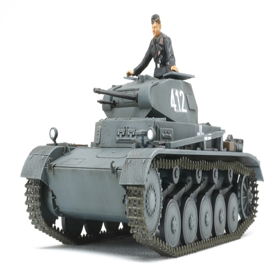Tamiya German Panzerkampfwagen II Ausf.A/B/C France (1:48 Scale)