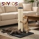 image 8 of Skylos Tall Cat Scratching Post Natural Sisal Pole Heavy Duty Base Toy