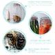image 2 of Argon Tableware Glass Storage Jars with Heart Labels - 500ml - Clear - Pack of 6