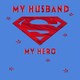 image 1 of Superman Themed Hero Design Husband Birthday Card