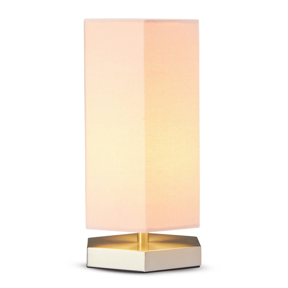 image 1 of BHS Glow Kid's LED Hexagon Table Lamp, Pink Pink | Pink