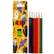 image 1 of 12 Pack of 6 Pieces Halloween Colored Pencils 9cm