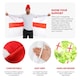 image 2 of Pack of 1 12 Piece England Set - Bunting, Flag Capes, Headbands, Hats & Inflatables Red | One Size