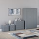 image 5 of Vida Designs Riano 4 Piece Bedroom Set (2 Drawer Bedside Chest, 4 Drawer Chest, 3 Door Wardrobe), Grey (6)
