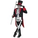 image 1 of Bristol Novelty Childrens/Kids Mr Bone Jangles Halloween Costume - Black/White/Red - M M