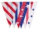 image 1 of Stars and Stripes Deconstructed Party Bunting 10m with 20 Pennants