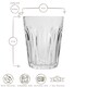 image 3 of Duralex Provence Drinking Glasses - 250ml Tumblers for Water, Juice - Pack of 6 | Clear | Clear