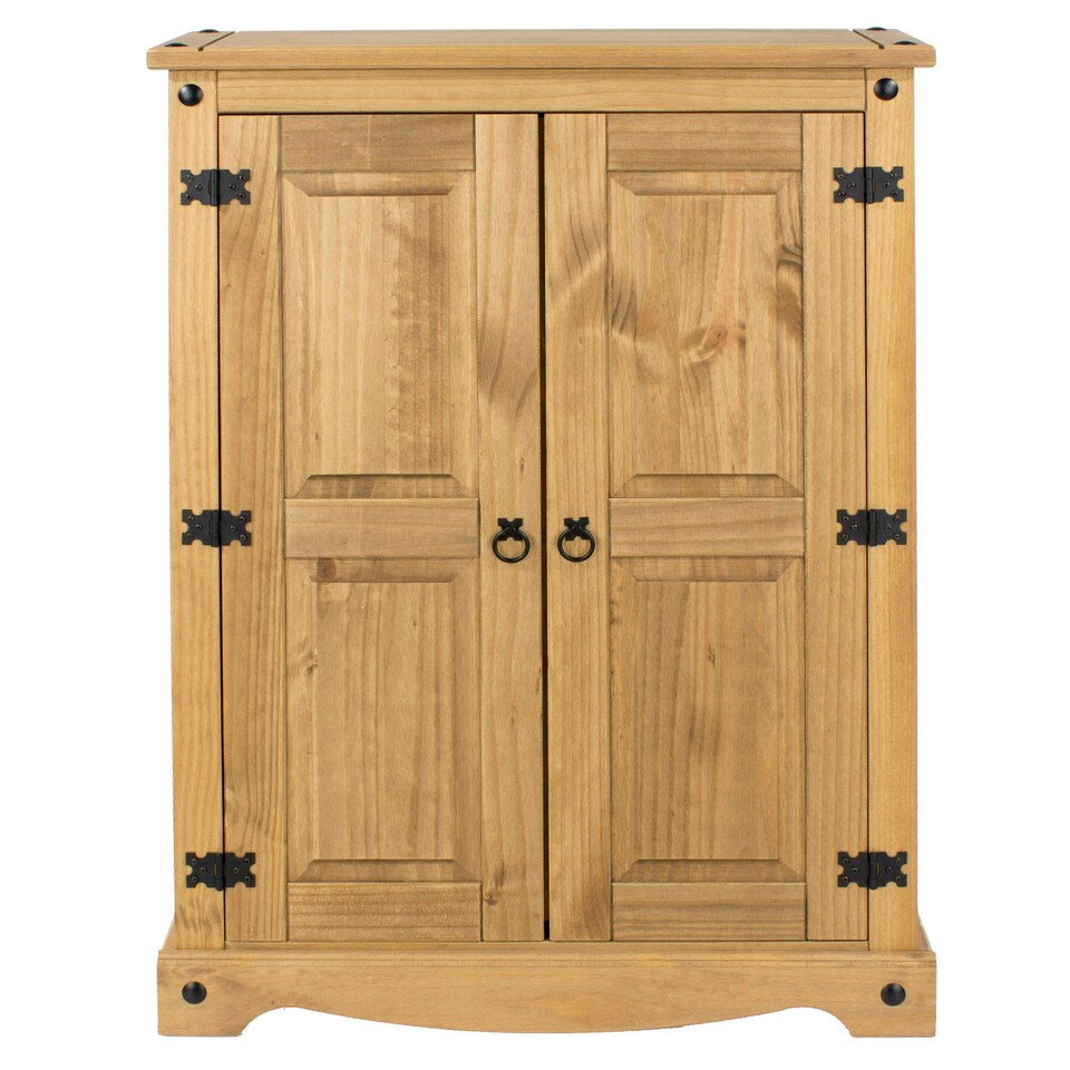 image 1 of Core Products Corona, 2 Door Cupboard Unit H110cm x W80cm x D29.6cm Brown