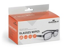 Durable Individually Wrapped Anti-Static Glasses Lens Wipes | 100 Pack | White