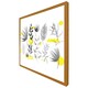 image 4 of Selection of leaves (Picture Frame) Grey | S