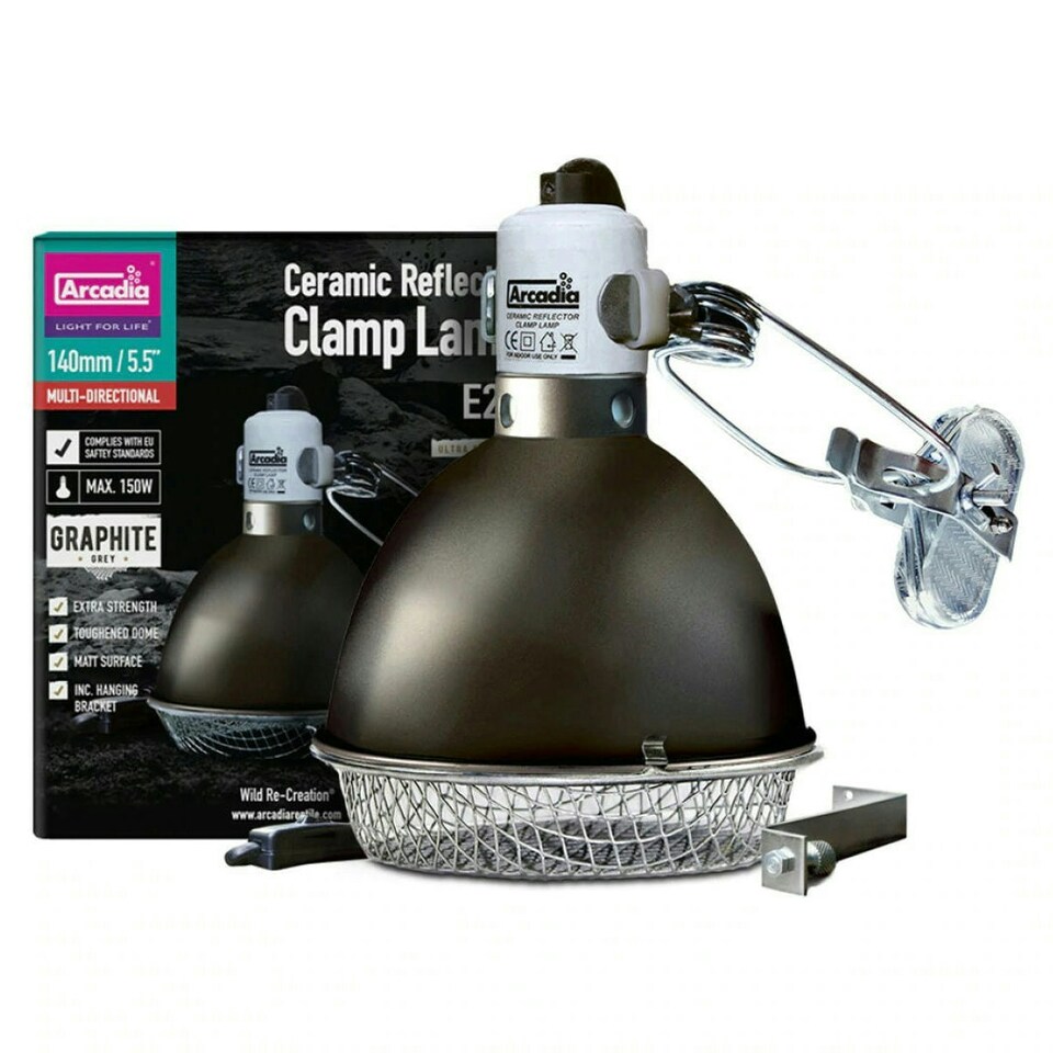 image 1 of Arcadia Clamp Lamps with Graphite Holder N/A | 20cm