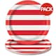 image 1 of Unique Party Stars & Stripes 4th of July Party Plates (Pack of 8) - White/Red - One Size