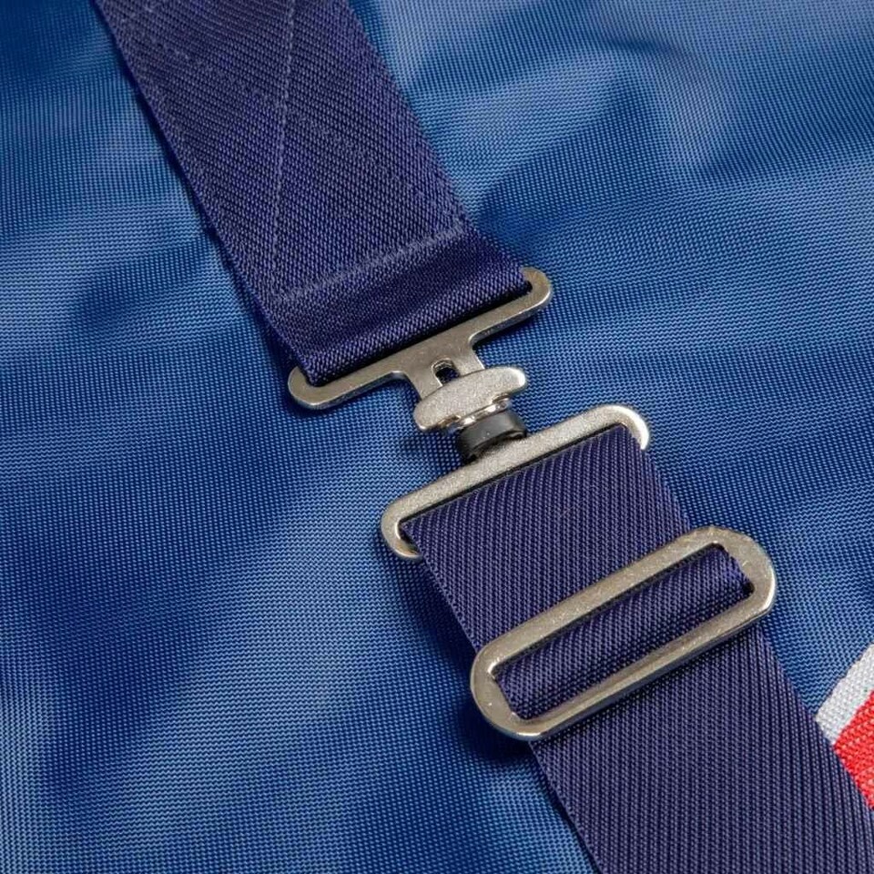 image 1 of Shires Typhoon 100 Combo Turnout Rug Blue | Size: 4ft 9
Colour: Navy Blue