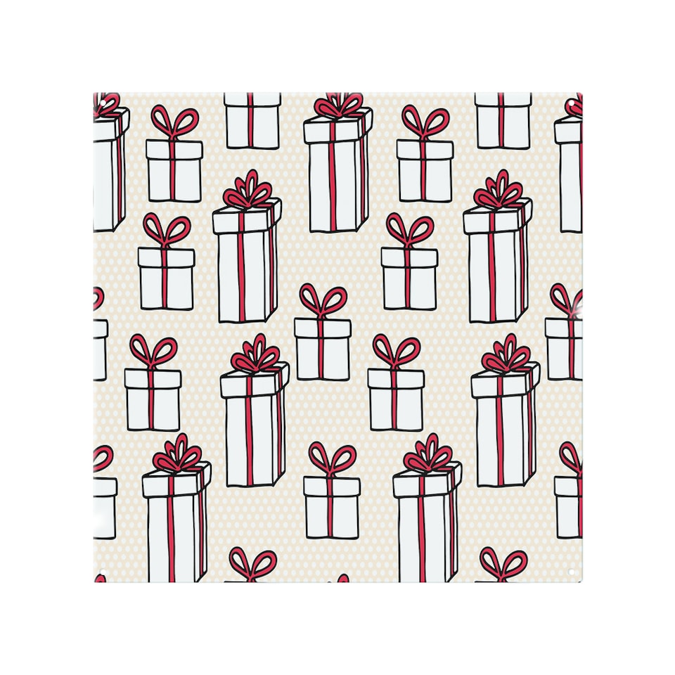 image 1 of Simple Pattern Dining Splash Back | White