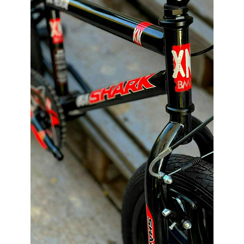 image 1 of XN Urban Shark 16In Kids BMX Bike - Black/Red