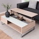 image 6 of Azalea Lift Up Coffee Table in Oak