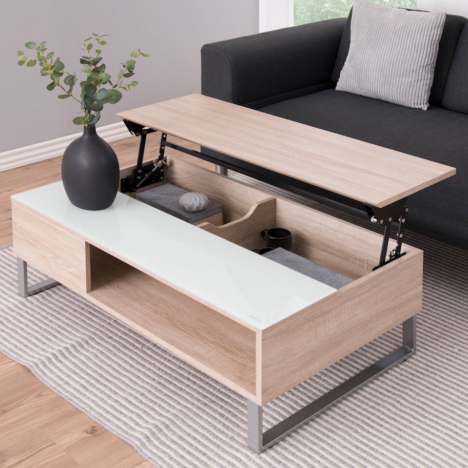 image 1 of Azalea Lift Up Coffee Table in Oak
