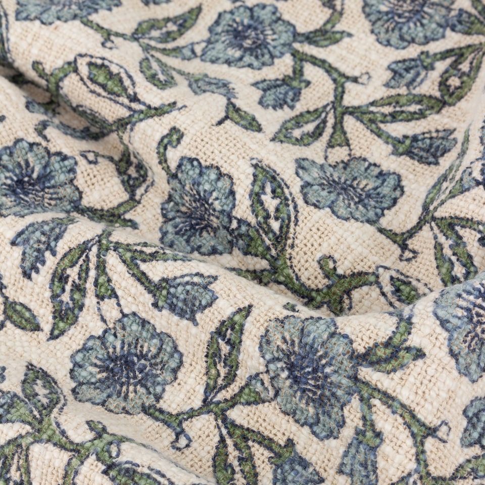 image 1 of Paoletti Delphine Printed 100% Cotton Throw