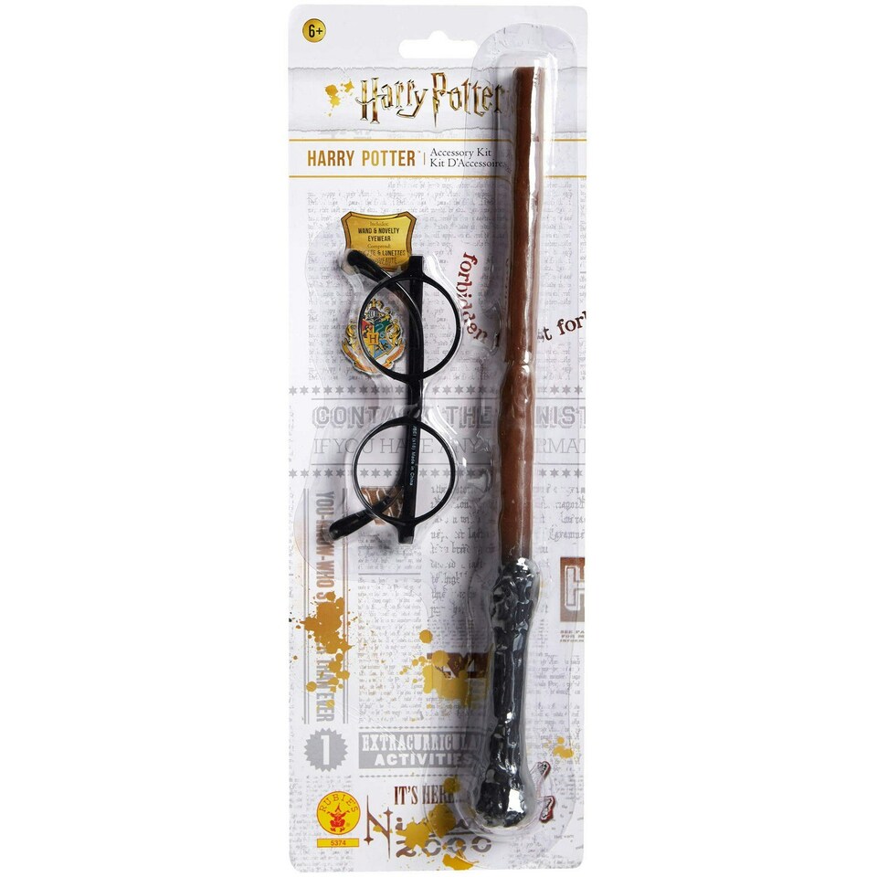 image 1 of Harry Potter Costume Accessory - Black/Brown - One Size Black | One Size