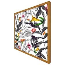 Monochrome leaves (Picutre Frame) Brown | Oak | M