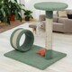 image 2 of Cat Scratch Tree On Stand With Hanging Mouse Claw Scratcher Play Toy - Seconds