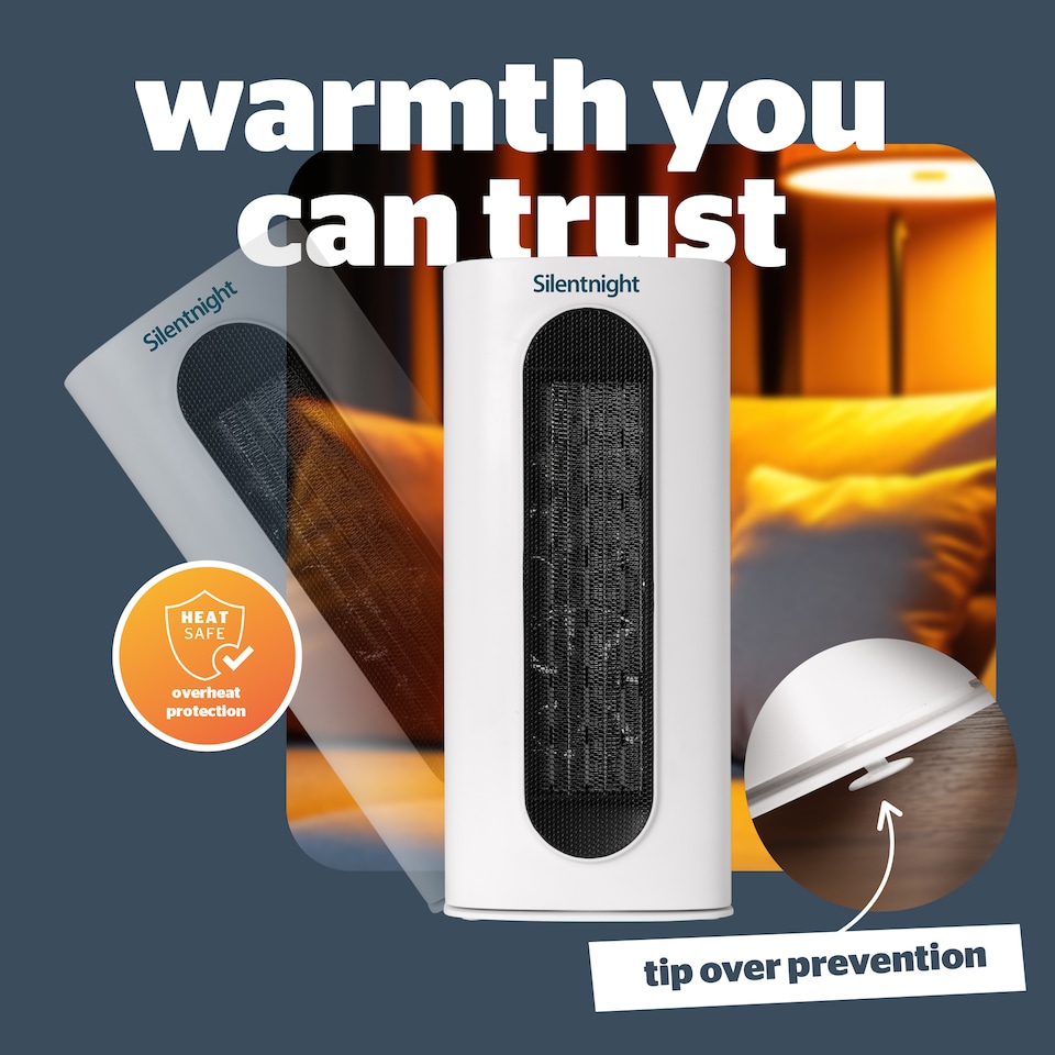 image 1 of Silentnight Comfort Control Ceramic Fan Heater