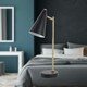 image 5 of First Choice Lighting Task Matt Black and Antique Brass Task Table Lamp Black | Bronze