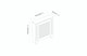 image 4 of Modern Wooden Radiator Cover MDF Grill Shelf Cabinet Furniture | Grey | Small Grey