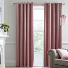 Laurence Llewelyn-Bowen Montrose Eyelet Curtains Blush