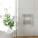 image 2 of Zennor - Chrome Electric Towel Rail H600mm x W500mm Straight 200w Thermostatic