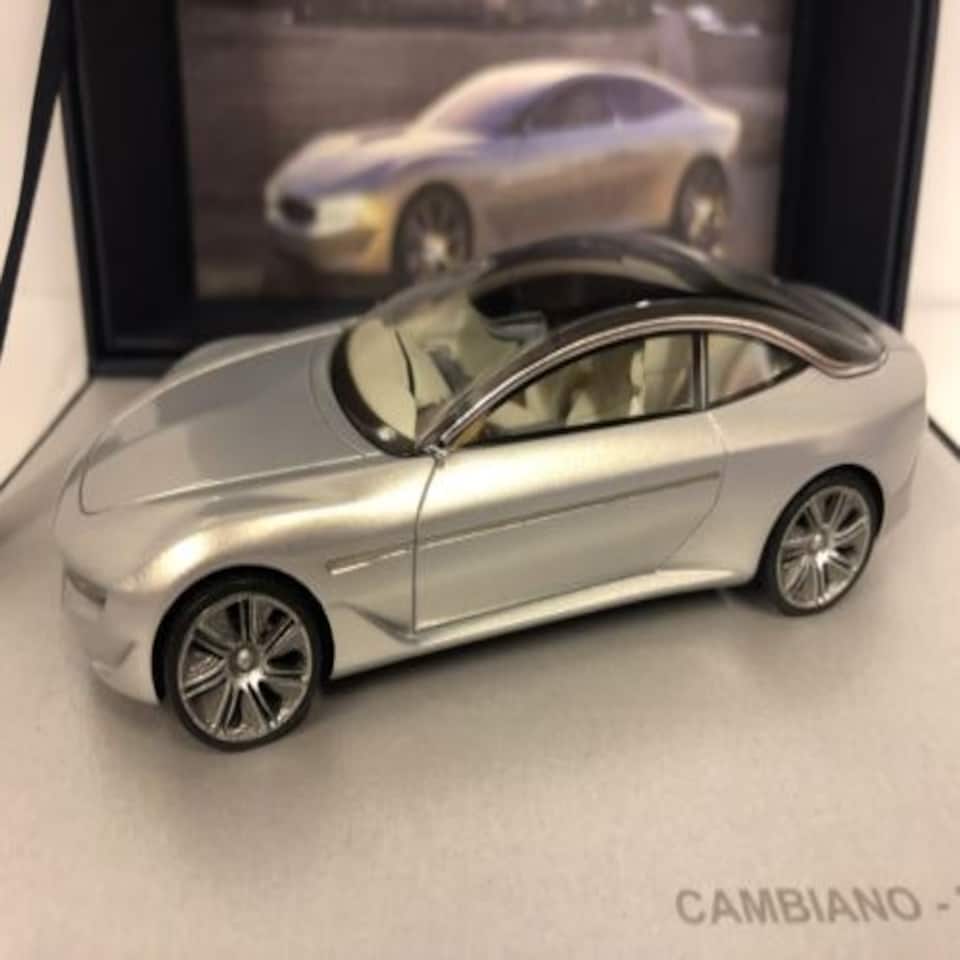 image 1 of Cambiano Silver Limited Edition 1:43 Scale La Mini Miniera LMMPF001
