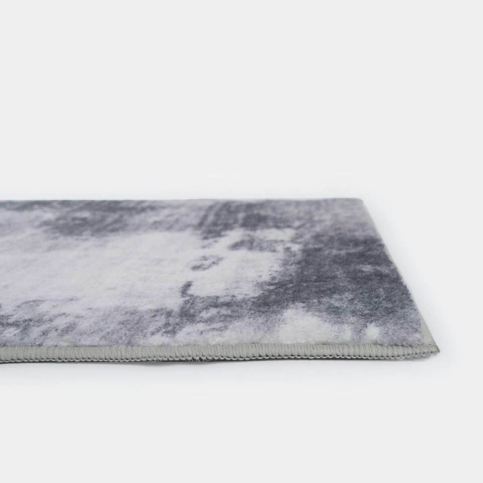 image 1 of OHS Stylish Modern Abstract Carpet Floor Rug Runner, 50x120cm - Grey