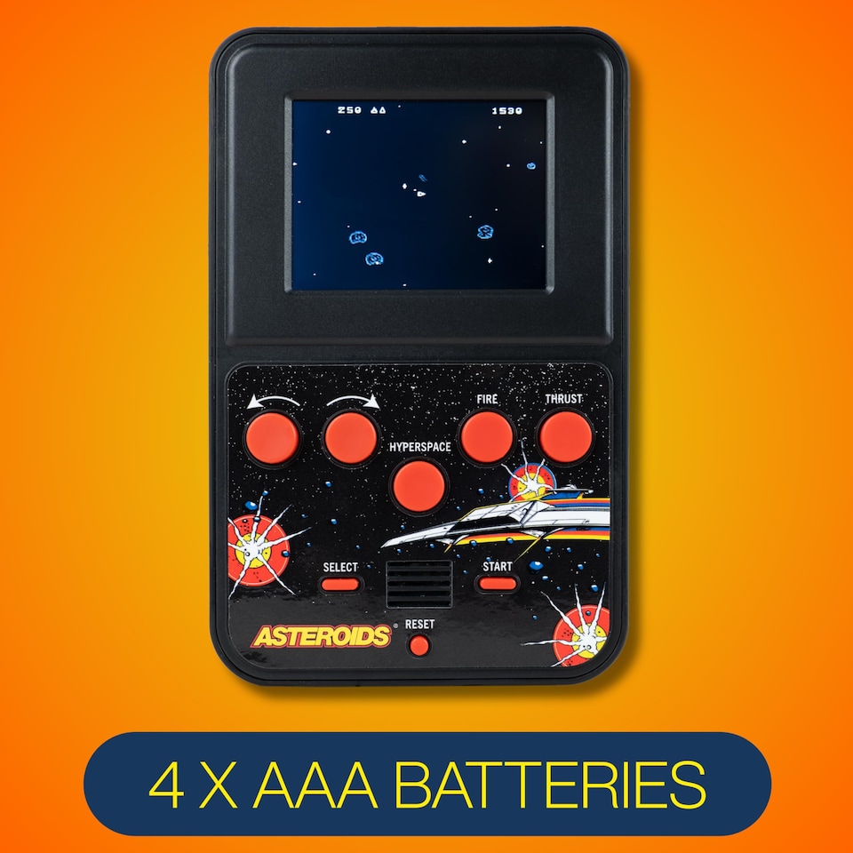 image 1 of Asteroids Colour Handheld Arcade Game with 2.5" Colour Screen