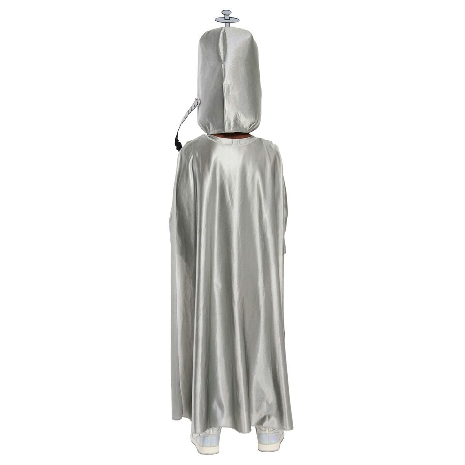 image 1 of David Walliams Childrens/Kids Spaceboy Costume - Silver - 7-8 Years 7