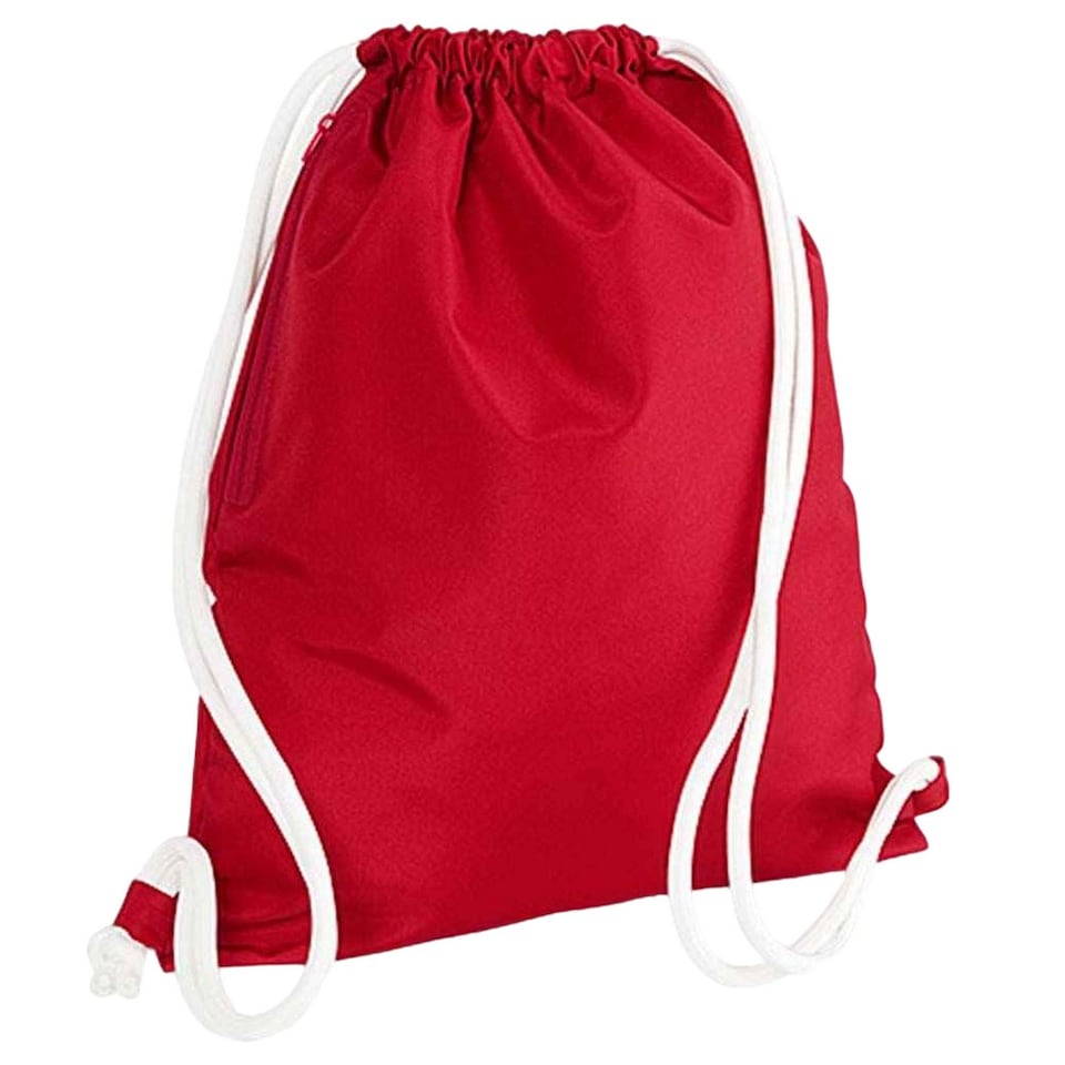Bagbase Icon Drawstring Bag | Red | Classic Red | One Size | 1