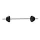 image 1 of HXGN 20kg Adjustable 1" Standard Barbell Set — Vinyl-Coated Plates, Knurled Grip | Black | BLACK | Standard